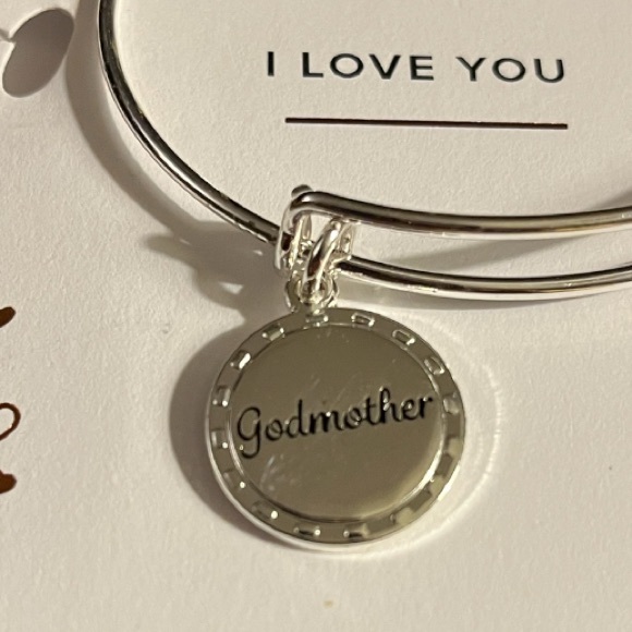 Silvertone ‘Godmother’ Adjustable Charm Bracelet - Picture 3 of 9